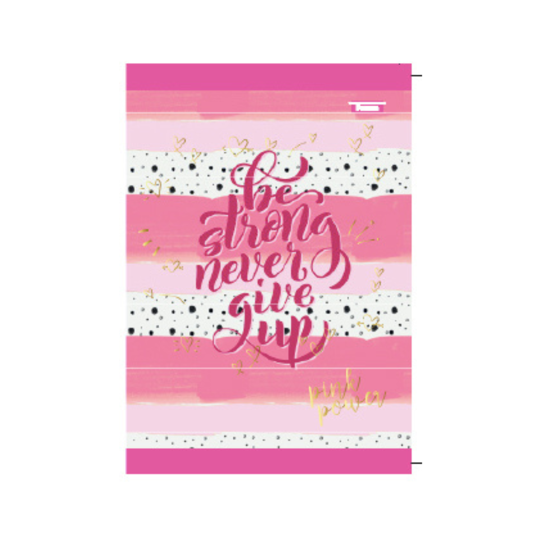 CUADERNO COSIDO 200 PAG. PINK POWER