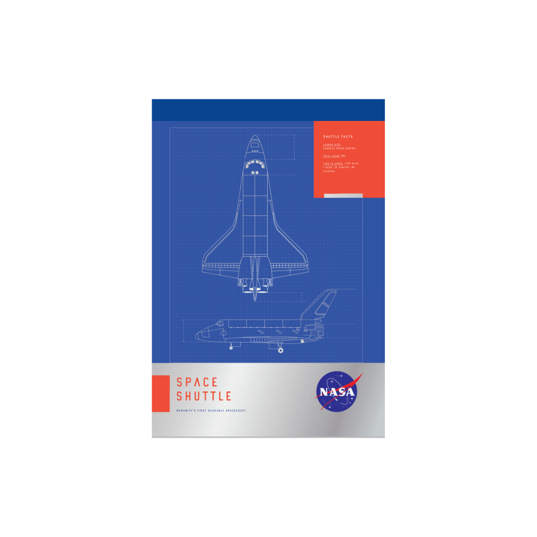 CUADERNO COSIDO 200H NASA