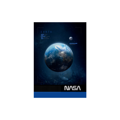 CUADERNO COSIDO 200H NASA