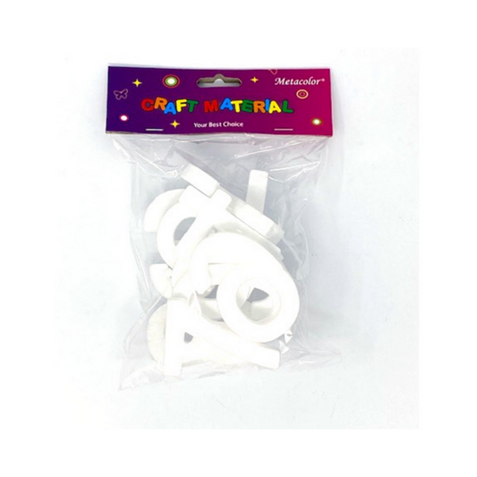 NUMEROS EN ESTEREOFOM DEL 0-9 DE 7.5X5X1CM