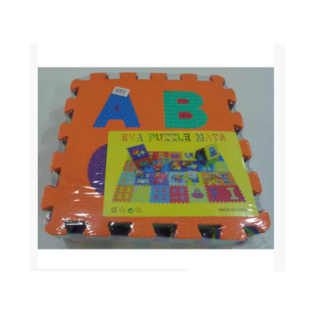 ALFOMBRA DE ROMPECABEZA FOAMY (31 X31) LETRAS/NUMERO