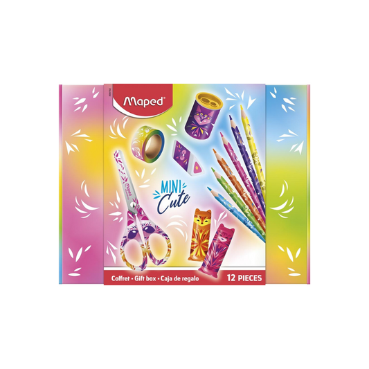 JUEGO ESCOLAR GIFT BOX MINICUTE 12 PZAS