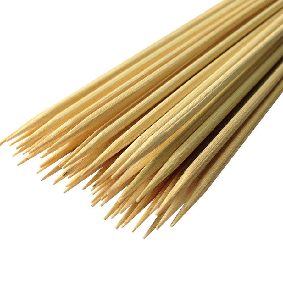 PALITO DE BROCHETA 10" DE BAMBU (25 x 0.3)cm 25/1 BOLSA