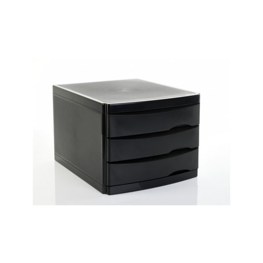 ORGANIZADOR PLASTICO 3 GAV. T/GABINETE NEGRO