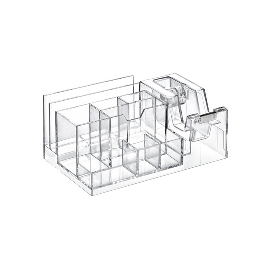 ORGANIZADOR PLASTICO P/ESCRITORIO CLEAR